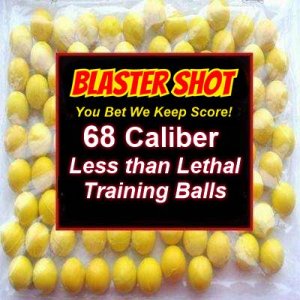 Less Than Lethal 68 Cal Rubber Balls